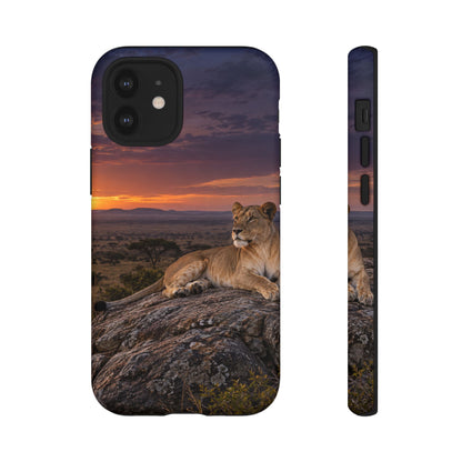Lioness in the Blue Hour iPhone Tough Case