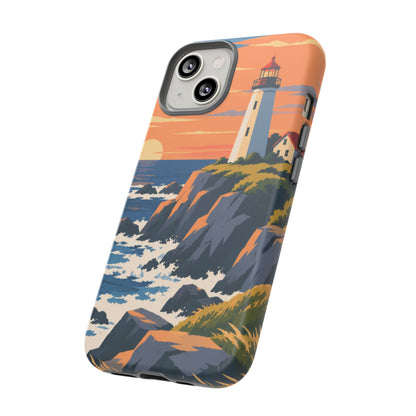 Lighthouse — Atlantic Beacon iPhone Tough Case