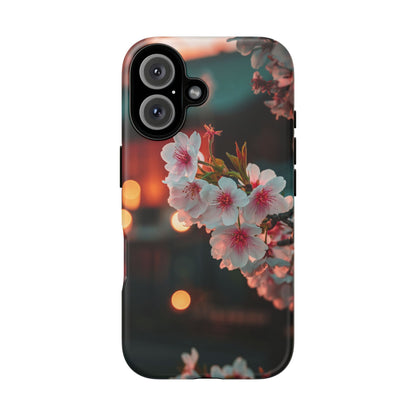 Kyoto Blossom Lanterns iPhone Tough Phone Case