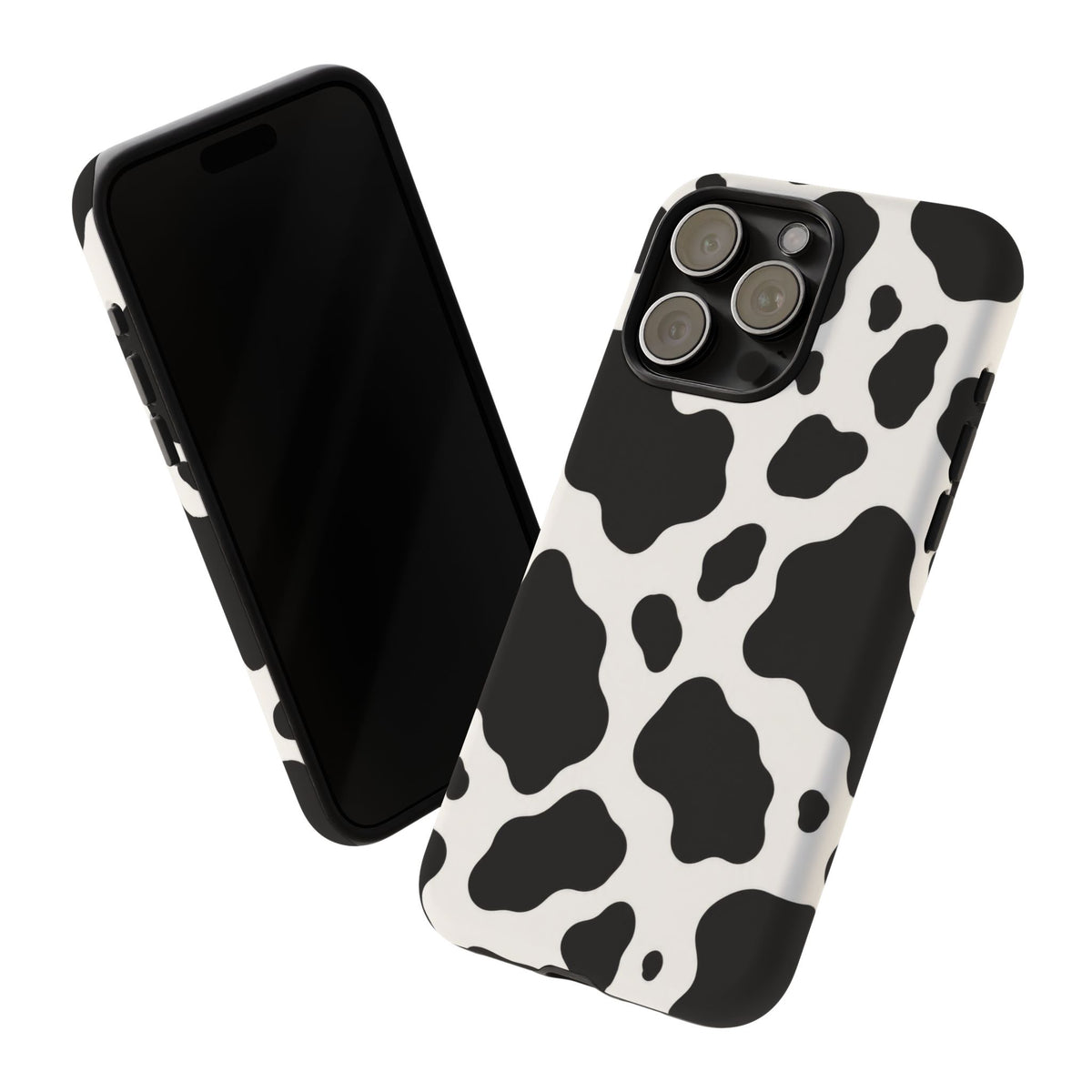 Classic Holstein iPhone Tough Case | Black & White Cow Print