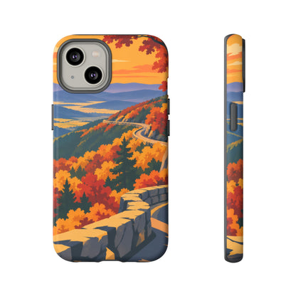 Skyline Drive — Overlook Gold iPhone Tough Case