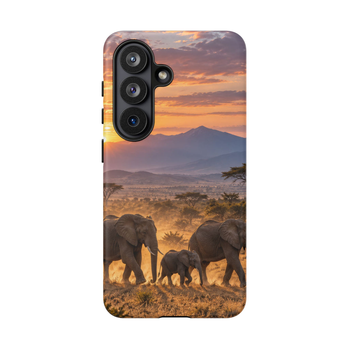 Elephants at First Light Samsung Galaxy Tough Case | african elephants