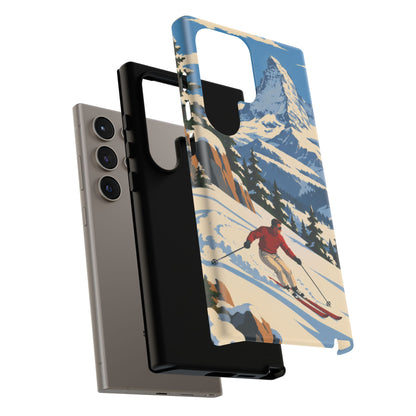Swiss Skiing — Downhill Arc Samsung Galaxy Tough Case