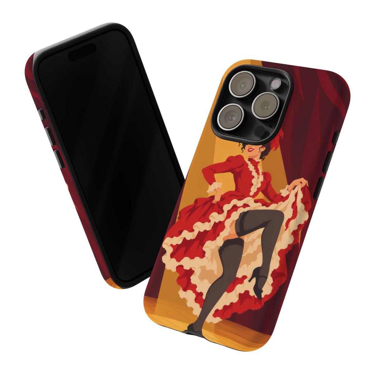 Moulin Rouge Dancer — Crimson Cabaret iPhone Tough Case | cabaret dancer