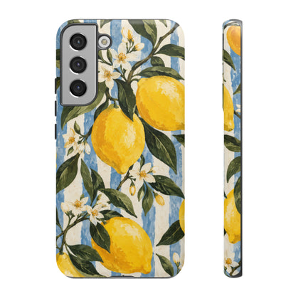 Riviera Lemons Samsung Galaxy Tough Case | lemon print