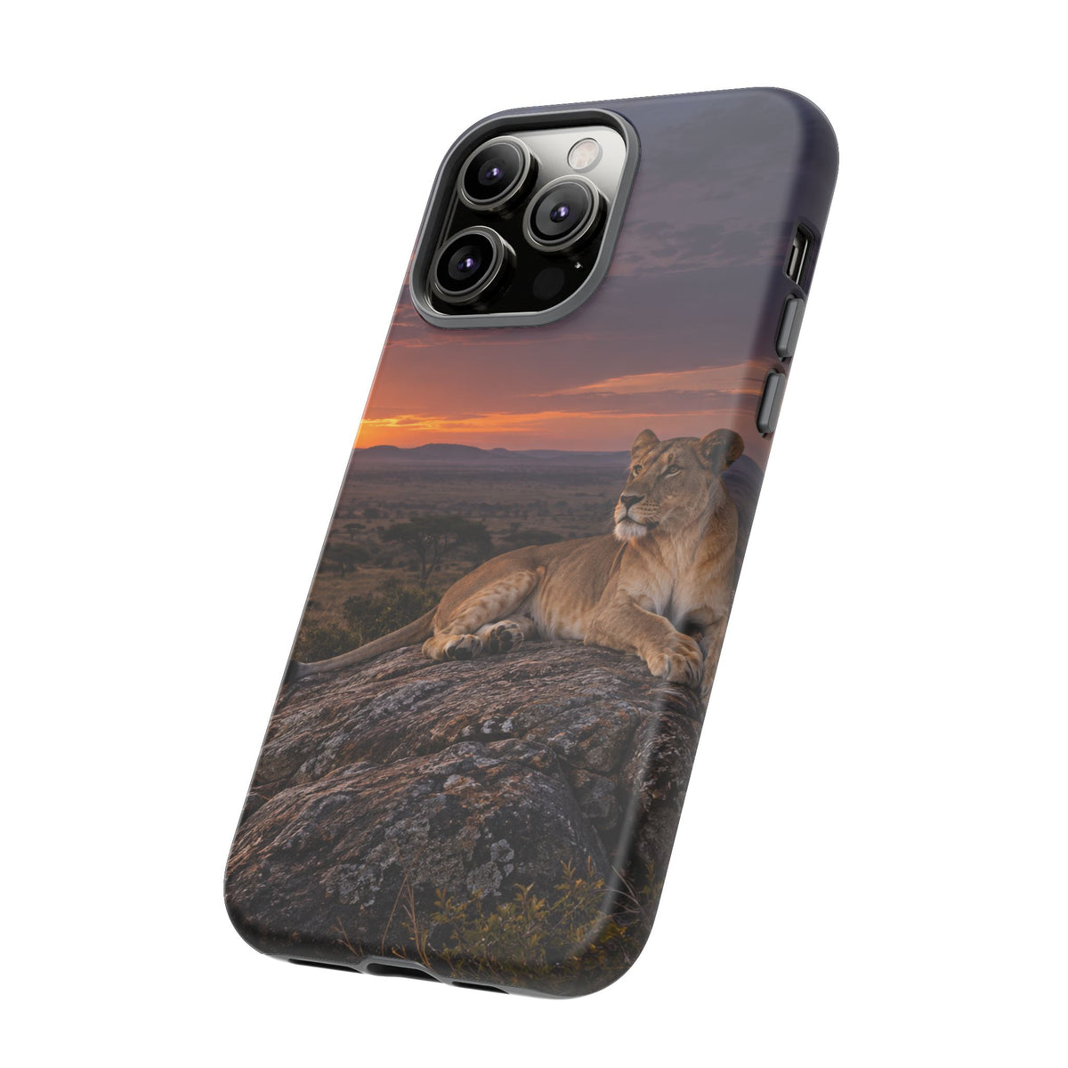 Lioness in the Blue Hour iPhone Tough Case