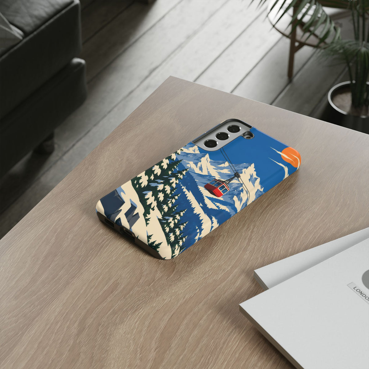 Swiss Skiing — Lift to the Sky Samsung Galaxy Tough Case
