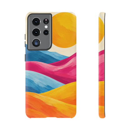Golden Drift Samsung Galaxy Tough Case | colorful hills