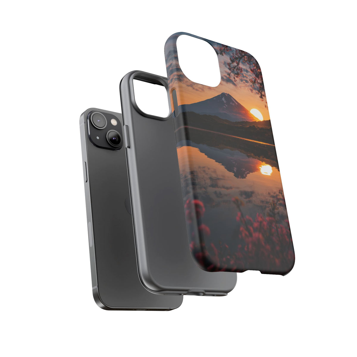 Fuji Golden Reflection iPhone Tough Phone Case
