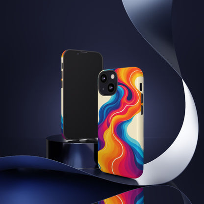 Electric Tide iPhone Tough Case | psychedelic wave