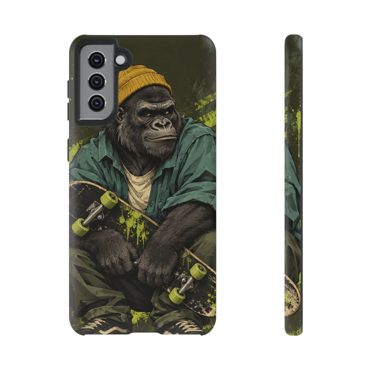 Concrete Jungle Samsung Galaxy Tough Case | Skater Gorilla Illustration