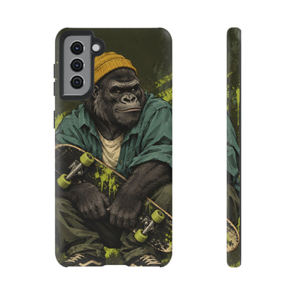 Concrete Jungle Samsung Galaxy Tough Case | Skater Gorilla Illustration