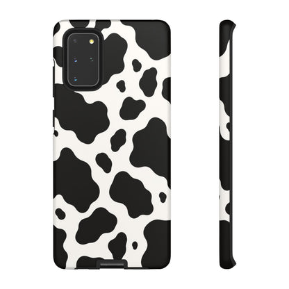 Classic Holstein Samsung Galaxy Tough Case | Black & White Cow Print