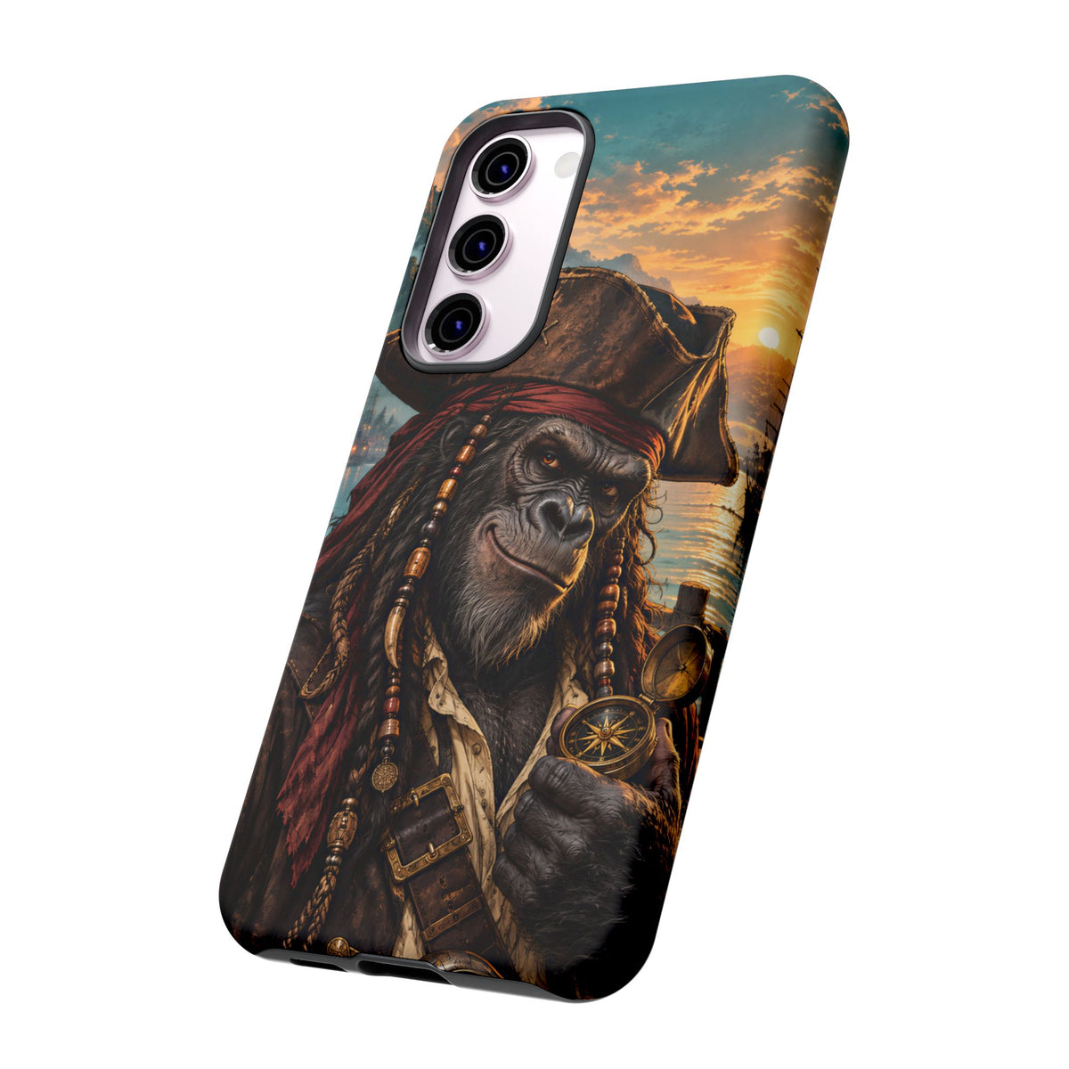 Pirate Gorilla Samsung Galaxy Tough Case | Captain Silverback