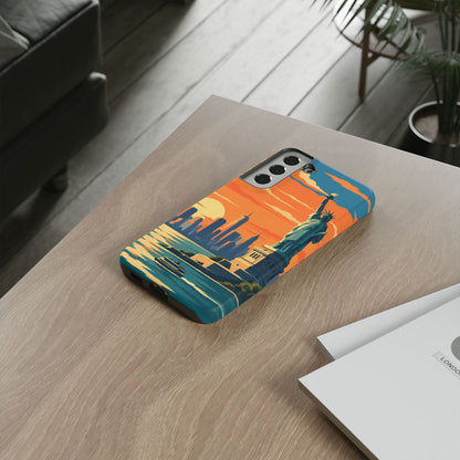 New York City — Harbor Liberty Samsung Galaxy Tough Case