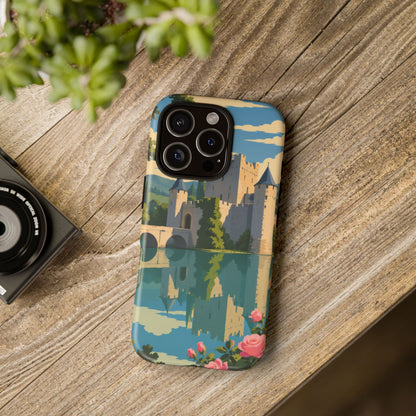 English Castle — Moat and Roses iPhone Tough Case