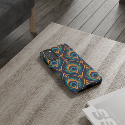 Peacock Nocturne Samsung Galaxy Tough Case | art deco