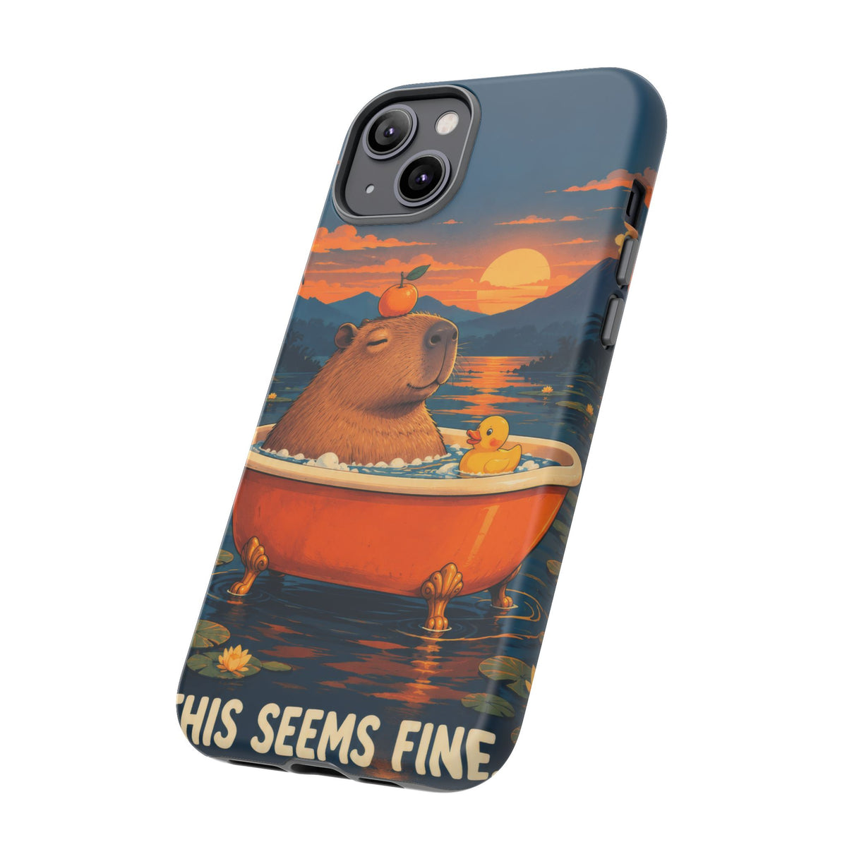Minor Inconvenience iPhone Tough Case | funny capybara