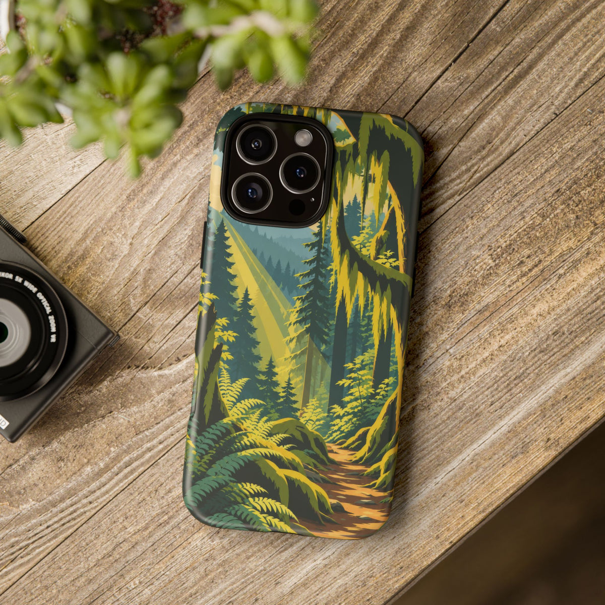 Hoh Rain Forest — Mosslight iPhone Tough Case