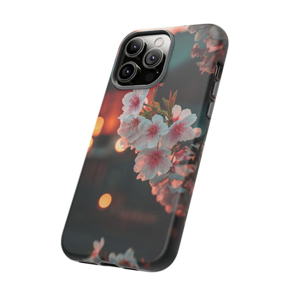 Kyoto Blossom Lanterns iPhone Tough Phone Case