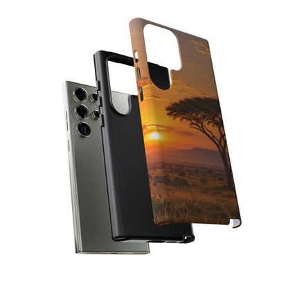 Amber Acacia Samsung Galaxy Tough Case | african sunset