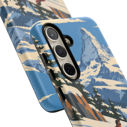 Swiss Skiing — Downhill Arc Samsung Galaxy Tough Case