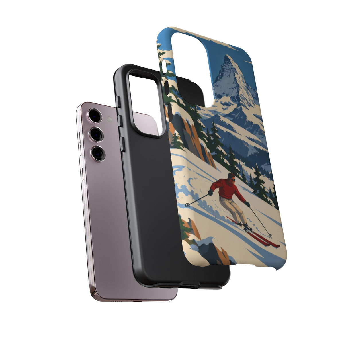 Swiss Skiing — Downhill Arc Samsung Galaxy Tough Case