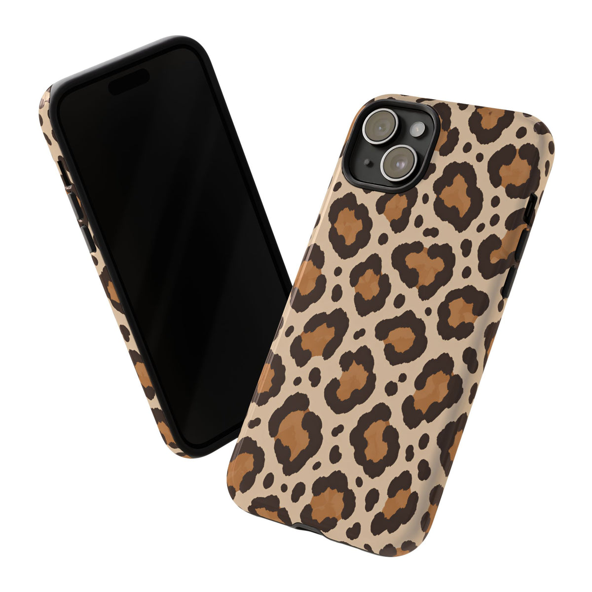 Leopard Print iPhone Tough Case | Cocoa Wildcat