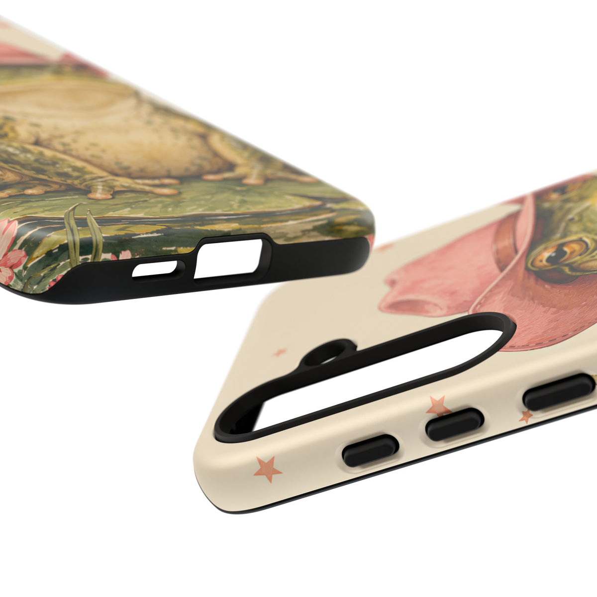 Cowboy Frog Samsung Galaxy Tough Case | Pink Hat Bullfrog