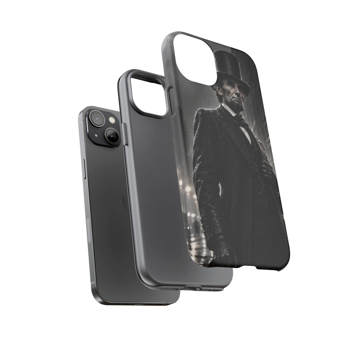 Abe after Midnight iPhone Tough Case | noir lincoln