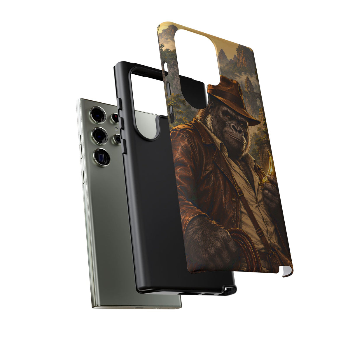 Adventure Gorilla Samsung Galaxy Tough Case | Temple of Bananas