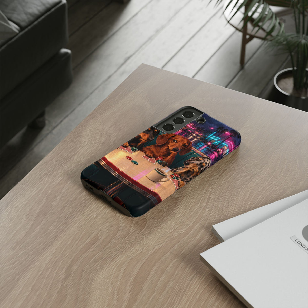 All-Night Aces Samsung Galaxy Tough Case | dachshund poker