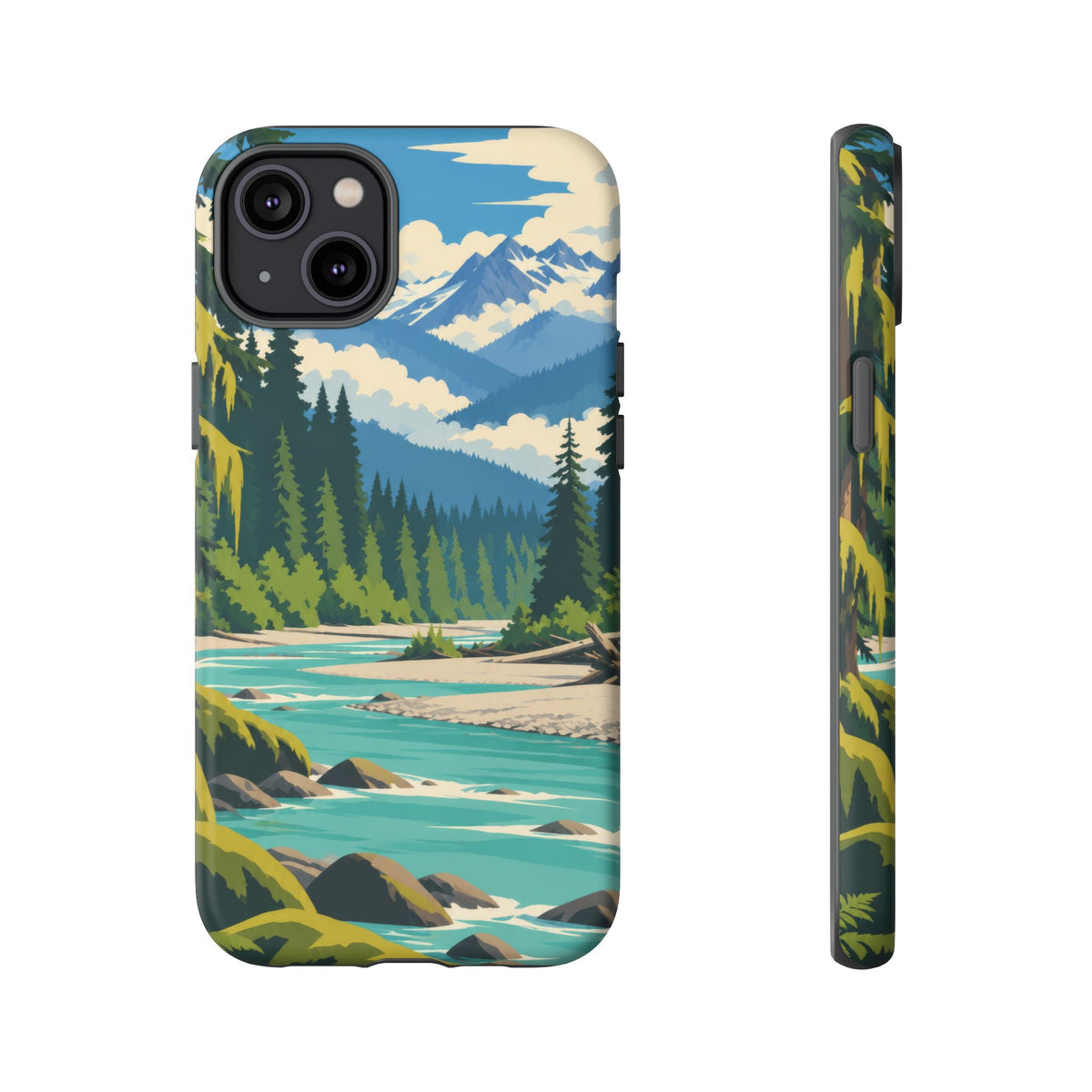 Hoh Rain Forest — Rivergreen iPhone Tough Case