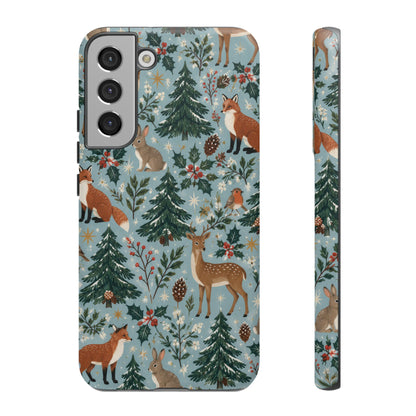 Winter Woodland Gathering Samsung Galaxy Tough Case | woodland christmas