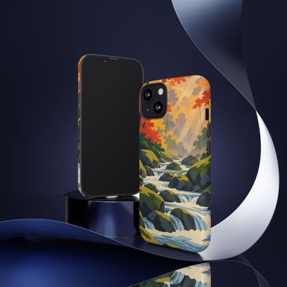 Great Smoky Mountains — Autumn Creek iPhone Tough Case