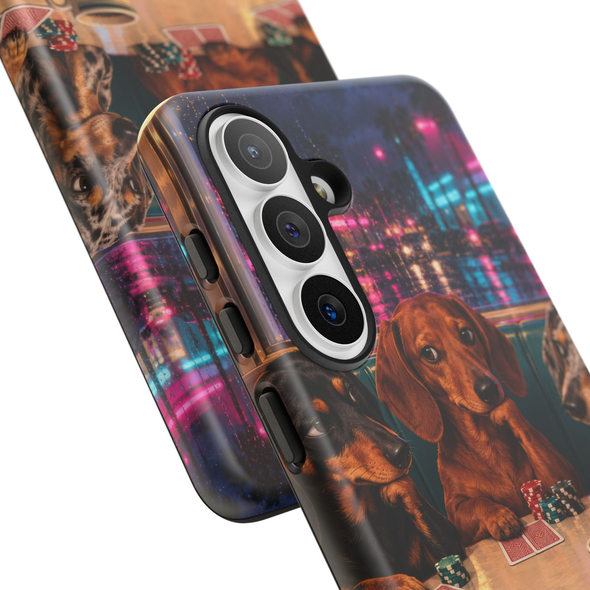 All-Night Aces Samsung Galaxy Tough Case | dachshund poker