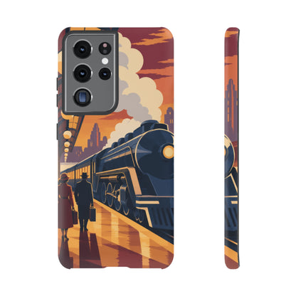 Travel by Train — Night Departure Samsung Galaxy Tough Case | train travel
