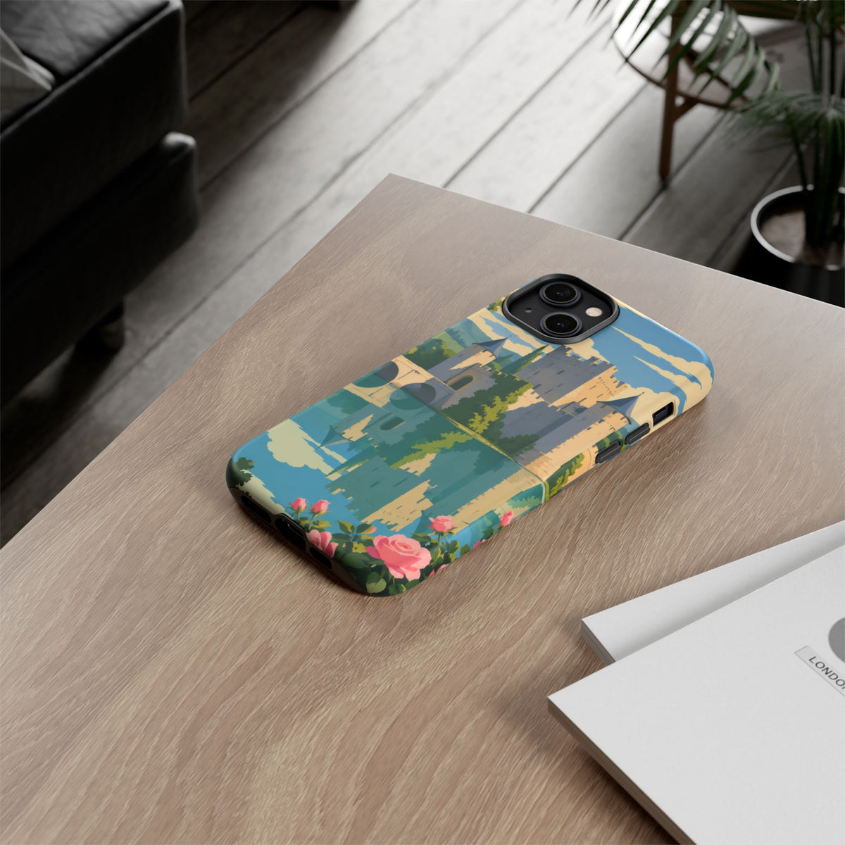 English Castle — Moat and Roses iPhone Tough Case