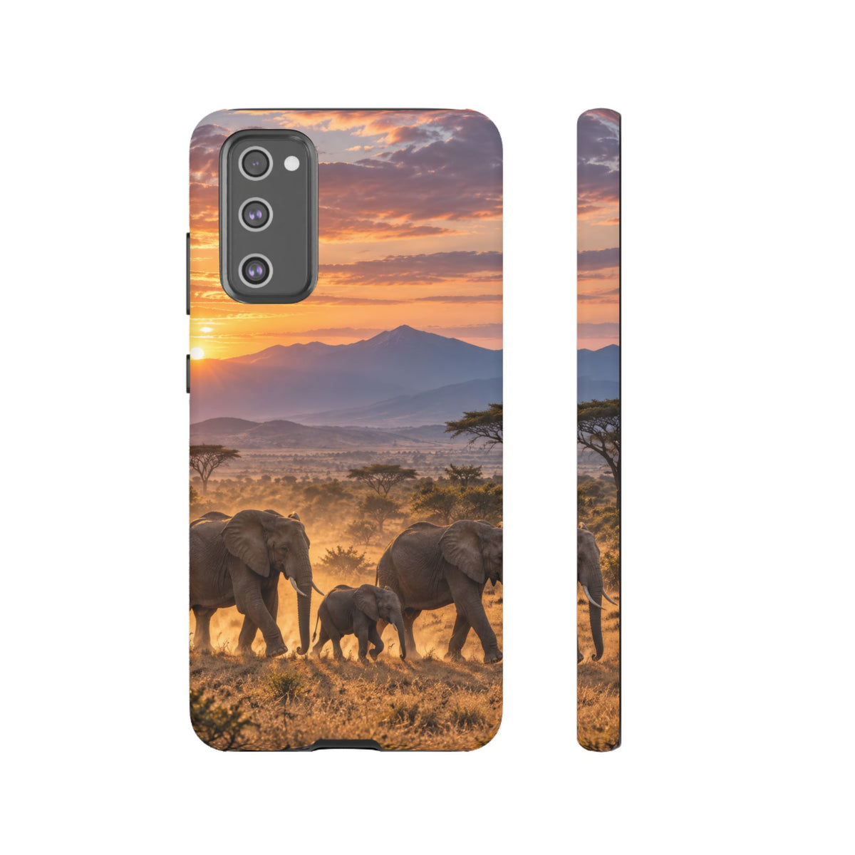 Elephants at First Light Samsung Galaxy Tough Case | african elephants