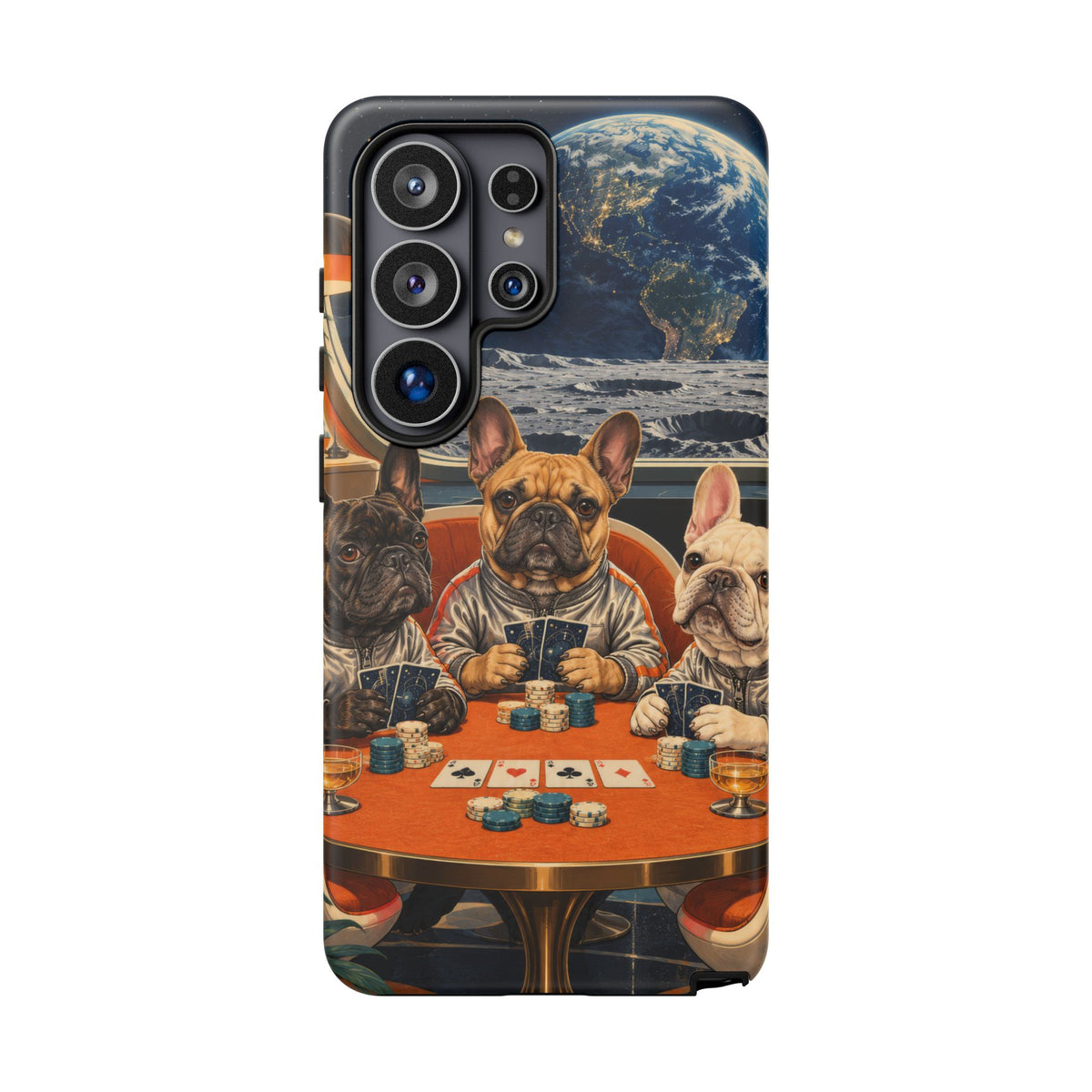 Lunar Card Club Samsung Galaxy Tough Case | french bulldog