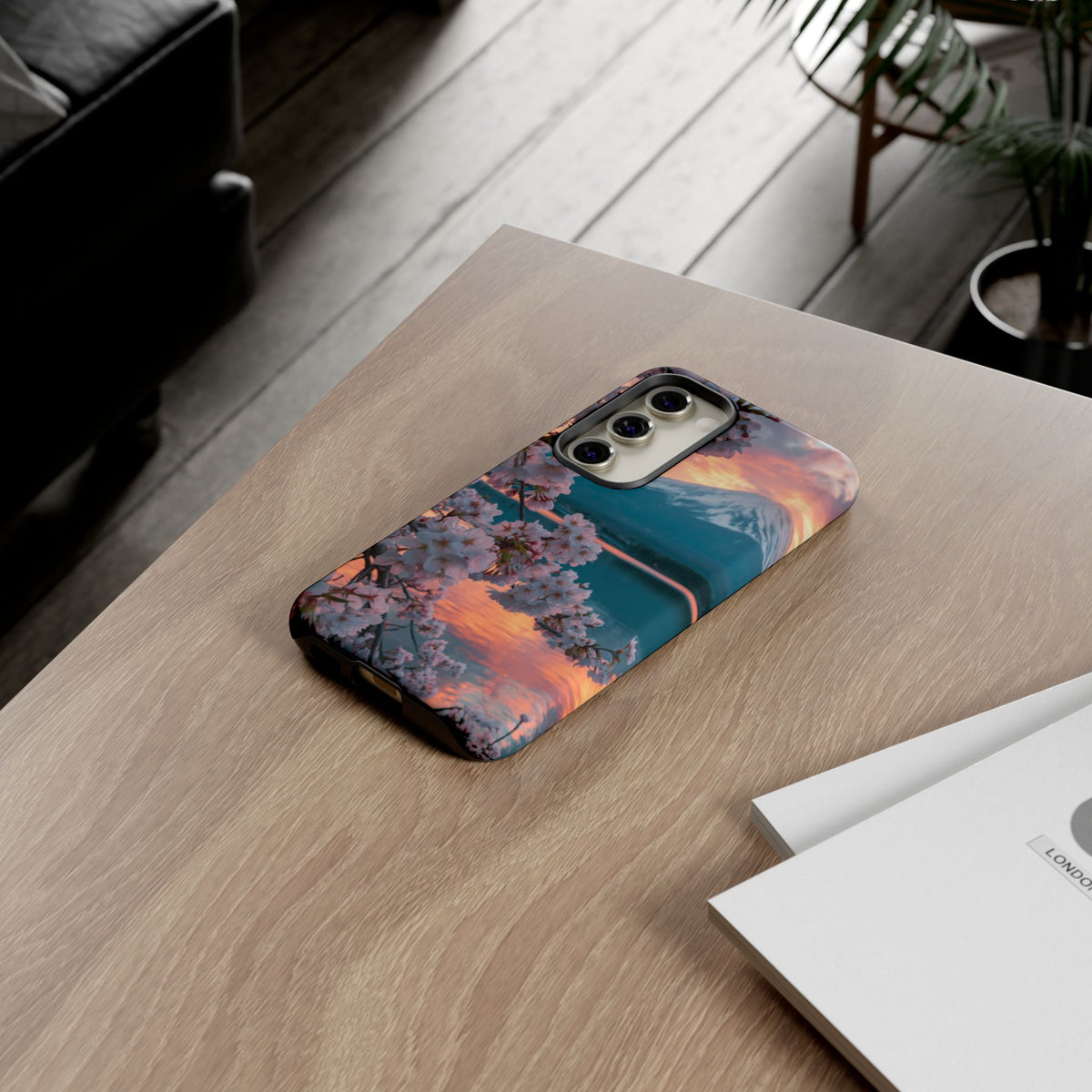 Fuji Petal Reflection Samsung Galaxy Tough Phone Case
