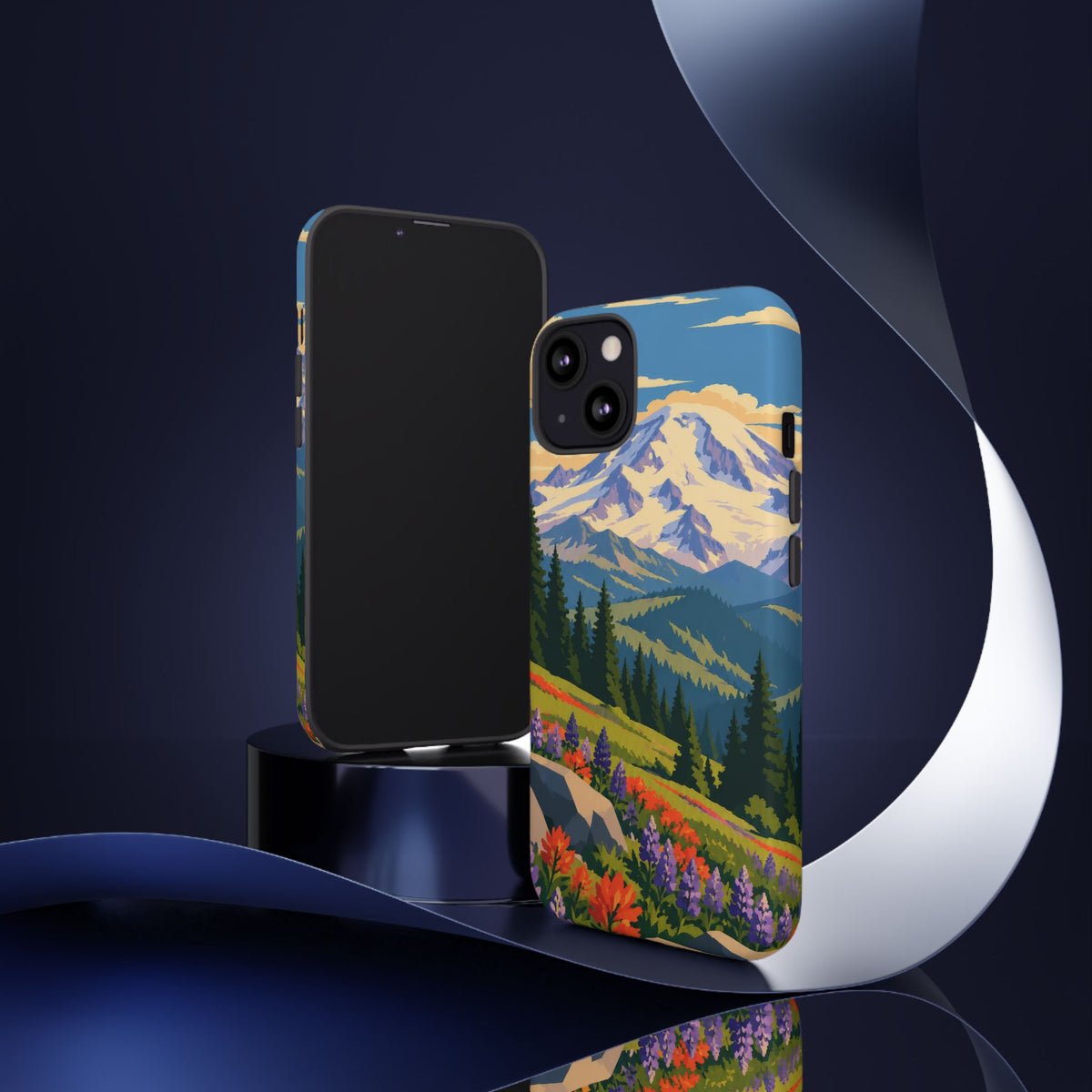 Mount Rainier — Meadow Radiance iPhone Tough Case