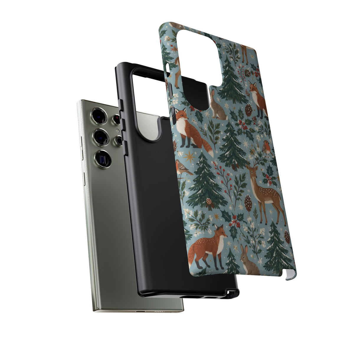 Winter Woodland Gathering Samsung Galaxy Tough Case | woodland christmas
