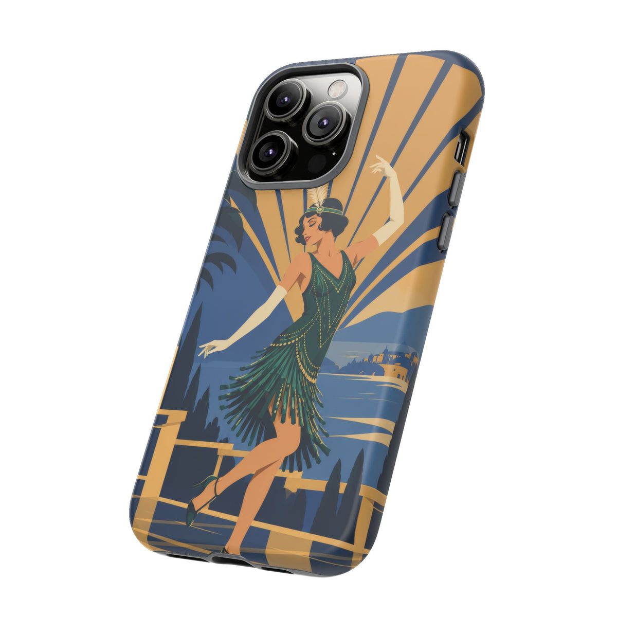 1920s Flapper — Jazz After Dark iPhone Tough Case