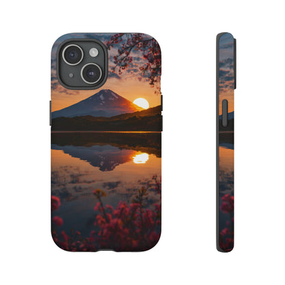 Fuji Golden Reflection iPhone Tough Phone Case