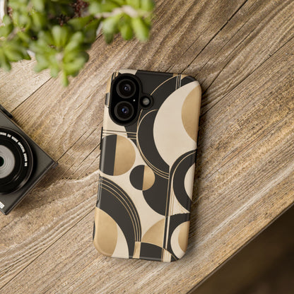 Pearl Orbit iPhone Tough Case | art deco