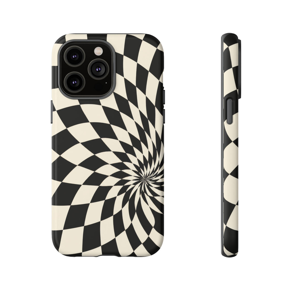 Twist Theory iPhone Tough Case | Optical Checkerboard