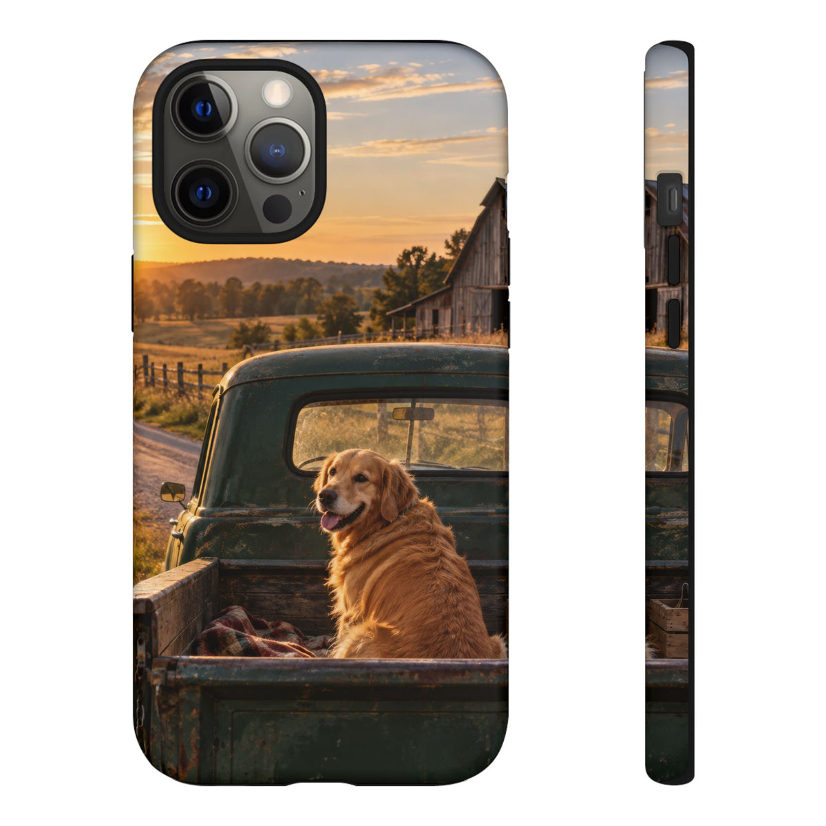Sunday Road Golden iPhone Tough Case | golden retriever