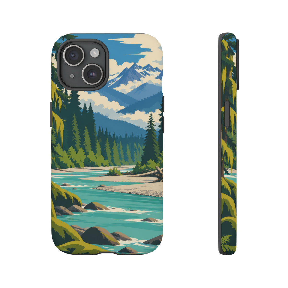 Hoh Rain Forest — Rivergreen iPhone Tough Case