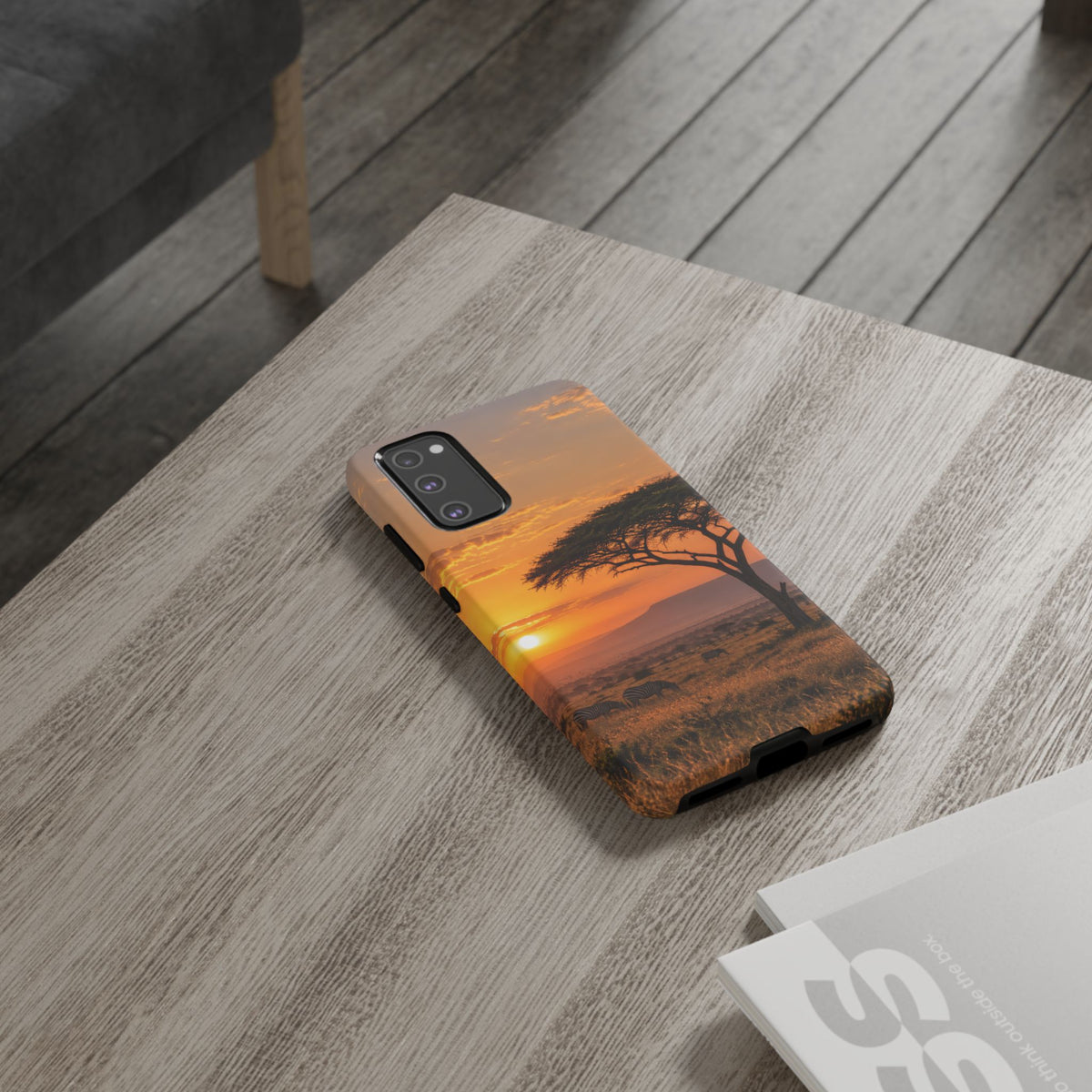 Amber Acacia Samsung Galaxy Tough Case | african sunset
